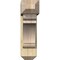Ekena Millwork Olympic Craftsman Rough Sawn Bracket w/ Offset Brace, Douglas Fir, 8"W x 28"D x 28"H BKT0806X28X28OLY04RDF - alternate 2